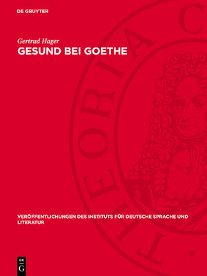 cover image of Gesund bei Goethe